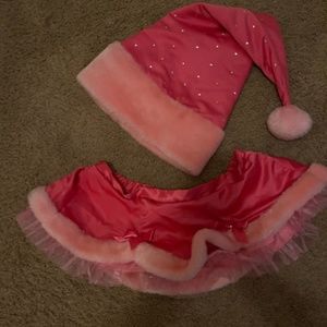 Sexy Little Things Pink Santa hat and skirt